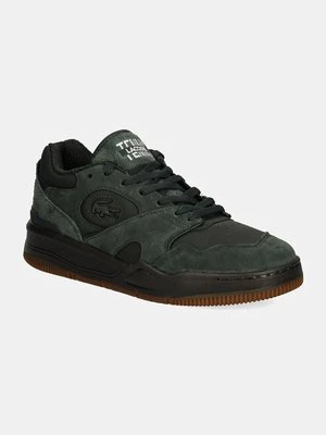 Lacoste sneakersy skórzane Lineshot kolor zielony 48SMA0026