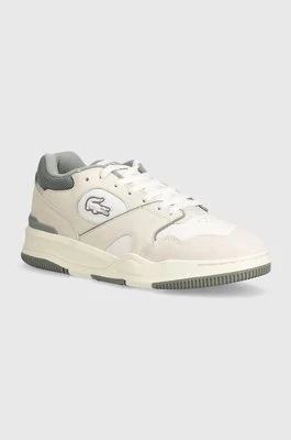 Lacoste sneakersy skórzane Lineshot Leather Logo kolor szary 47SMA0062