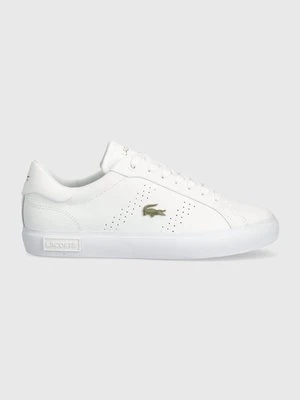 Lacoste sneakersy skórzane Powercourt 2.0 Leather kolor biały 47SFA0072