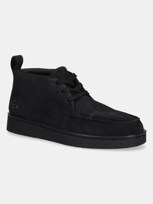 Lacoste sneakersy zamszowe Baseshot Chukka Sneaker męskie kolor czarny 50SMA0027