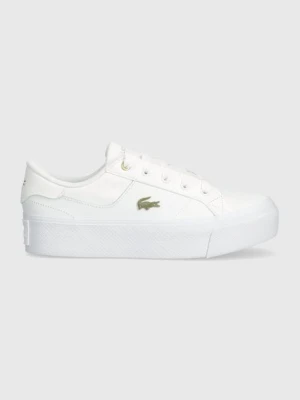 Lacoste sneakersy Ziane Platform Logo Leather kolor biały 47CFA0005