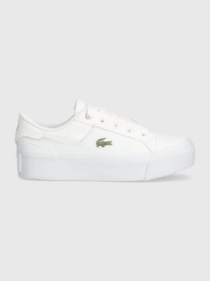 Lacoste sneakersy Ziane Platform Logo Leather kolor biały 47CFA0005