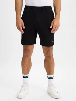 Lacoste Spodenki dresowe Mężczyźni Bawełna czarny jednolity,