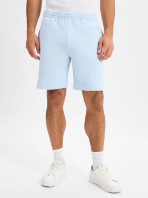 Lacoste Spodenki dresowe Mężczyźni Bawełna niebieski jednolity,