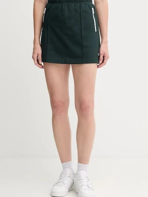 Lacoste spódnica kolor zielony mini rozkloszowana JF5294