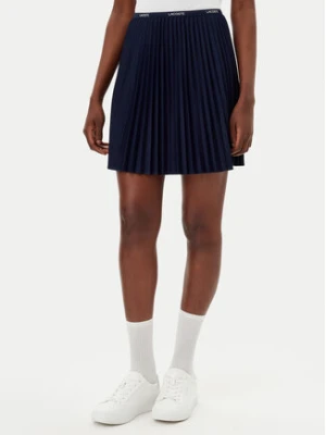 Lacoste Spódnica plisowana JF1403 Granatowy Regular Fit