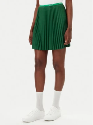 Lacoste Spódnica plisowana JF1403 Zielony Regular Fit