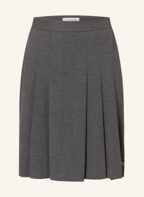 Lacoste Spódnica Plisowana Z Flaneli grau