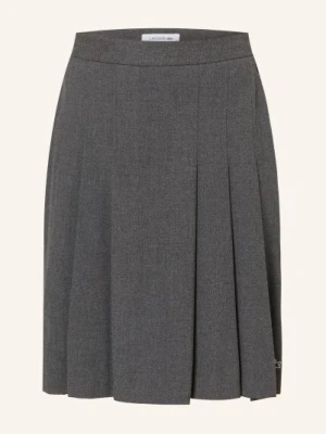 Lacoste Spódnica Plisowana Z Flaneli grau