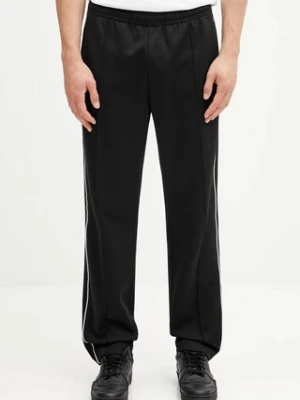 Lacoste spodnie dresowe kolor czarny gładkie XH1412