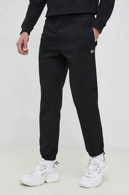 Lacoste spodnie dresowe kolor czarny melanżowe