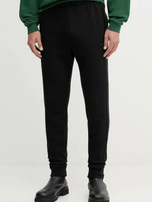 Lacoste spodnie dresowe męskie kolor czarny melanżowe XH9583