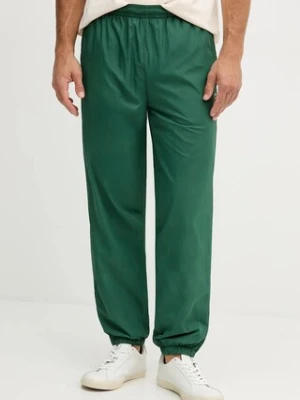 Lacoste spodnie dresowe męskie kolor zielony gładkie XH8909
