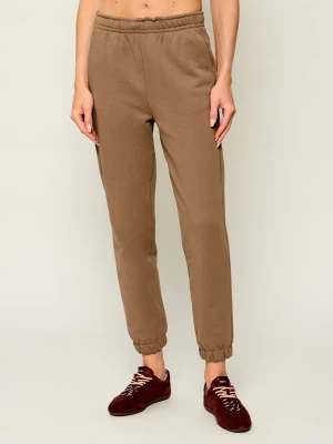 Lacoste Spodnie dresowe | Regular Fit brązowy