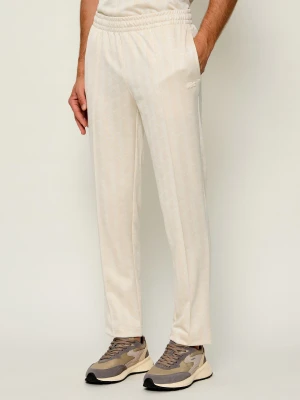 Lacoste Spodnie dresowe | Regular Fit beżowy