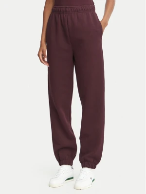 Lacoste Spodnie dresowe XF5244 Bordowy Regular Fit
