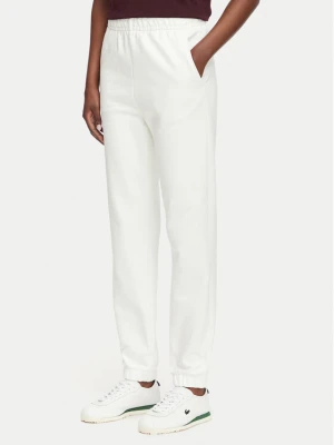 Lacoste Spodnie dresowe XF5268 Biały Regular Fit