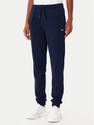 Lacoste Spodnie dresowe XF9216 Granatowy Regular Fit