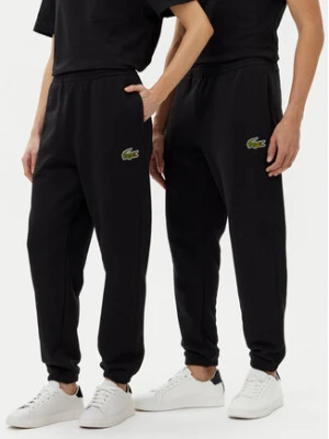 Lacoste Spodnie dresowe XH2750 Czarny Regular Fit