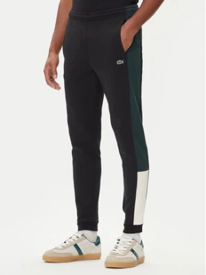 Lacoste Spodnie dresowe XH5923 Czarny Regular Fit