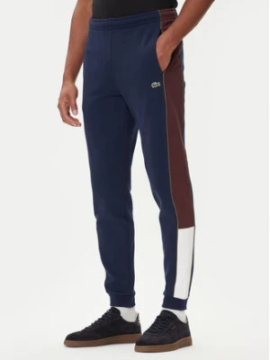 Lacoste Spodnie dresowe XH5923 Granatowy Regular Fit