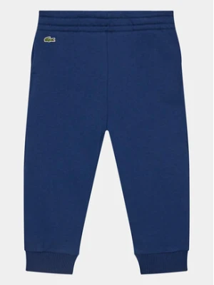 Lacoste Spodnie dresowe XJ1213 Granatowy Regular Fit