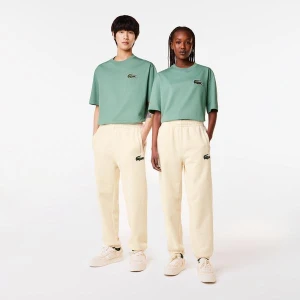 Lacoste Spodnie sportowe unisex z polaru z bawełny organicznej
