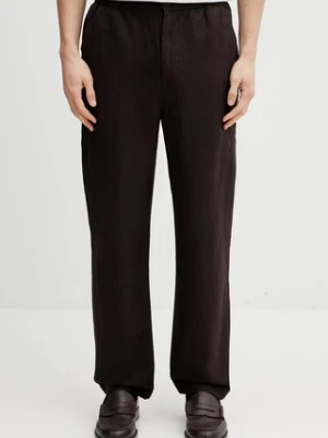 Lacoste spodnie z dodatkiem lnu