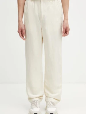 Lacoste spodnie z dodatkiem lnu