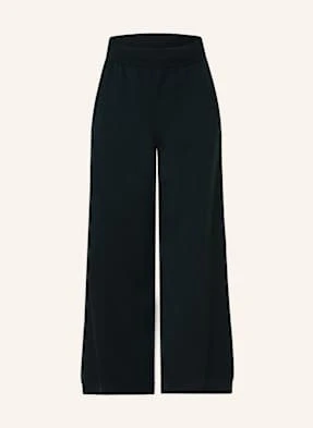 Lacoste Spodnie Z Dzianiny Regular Fit schwarz