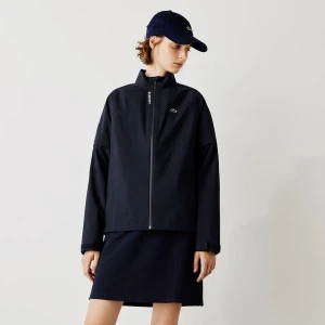 Lacoste Sport Kadın Kapüşonlu Lacivert - Beyaz Mont