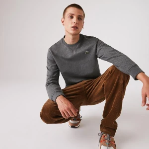 Lacoste SPORT Męska Polarowa Bluza z Mieszanki Bawełny