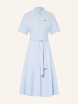 Lacoste Sukienka blau JASNONIEBIESKI