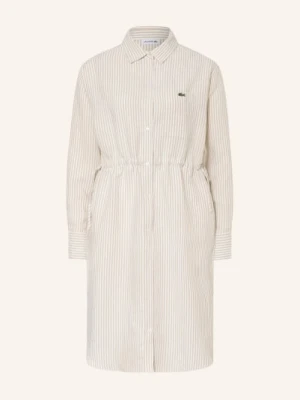 Lacoste Sukienka Koszulowa beige