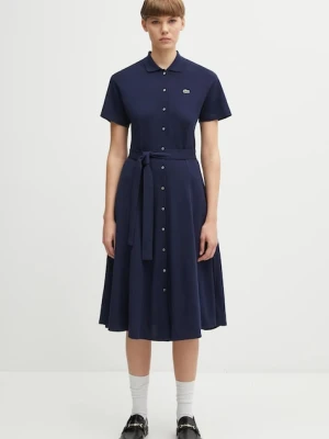 Lacoste sukienka letnia bawełniana