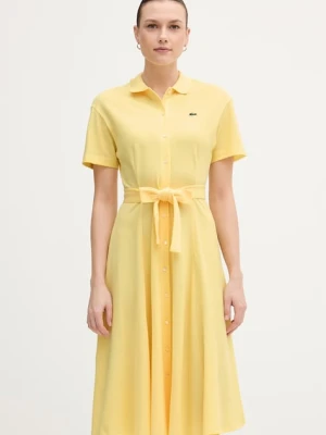 Lacoste sukienka letnia bawełniana