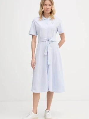 Lacoste sukienka letnia bawełniana