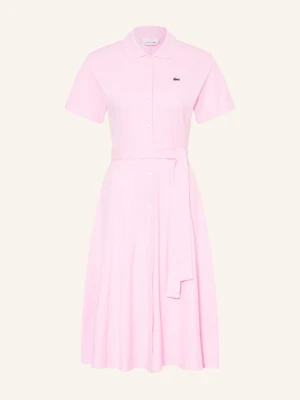 Lacoste Sukienka lila RÓŻOWY
