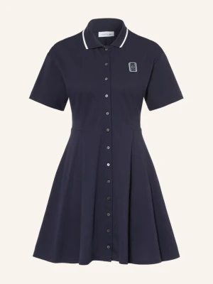 Lacoste Sukienka Polo Piqué blau