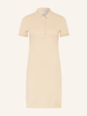 Lacoste Sukienka Polo Z Piki braun