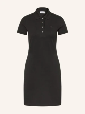 Lacoste Sukienka Polo Z Piki schwarz