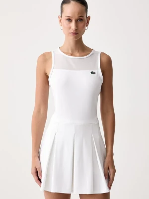 Lacoste sukienka sportowa biały
