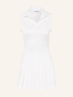 Lacoste Sukienka Tenisowa Z Wycięciami weiss