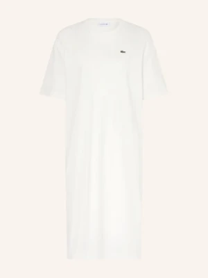Lacoste Sukienka Z Dżerseju weiss