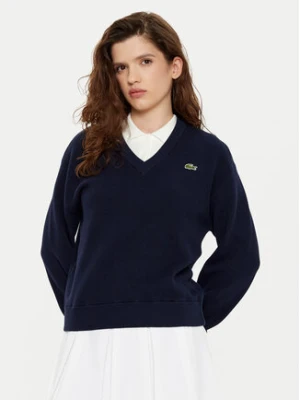 Lacoste Sweter AF5622 Granatowy Regular Fit