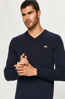 Lacoste sweter męski kolor granatowy