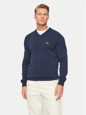 Lacoste Sweter AH1951 Granatowy Regular Fit