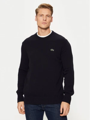 Lacoste Sweter AH2916 Granatowy Regular Fit