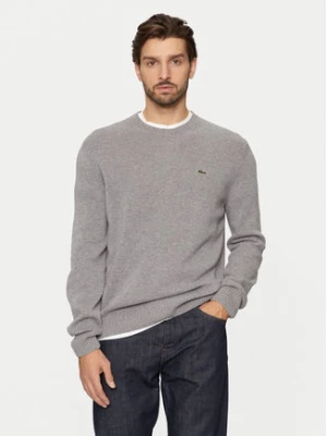 Lacoste Sweter AH2916 Szary Regular Fit