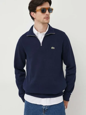 Lacoste półgolf męski bawełniany granatowy